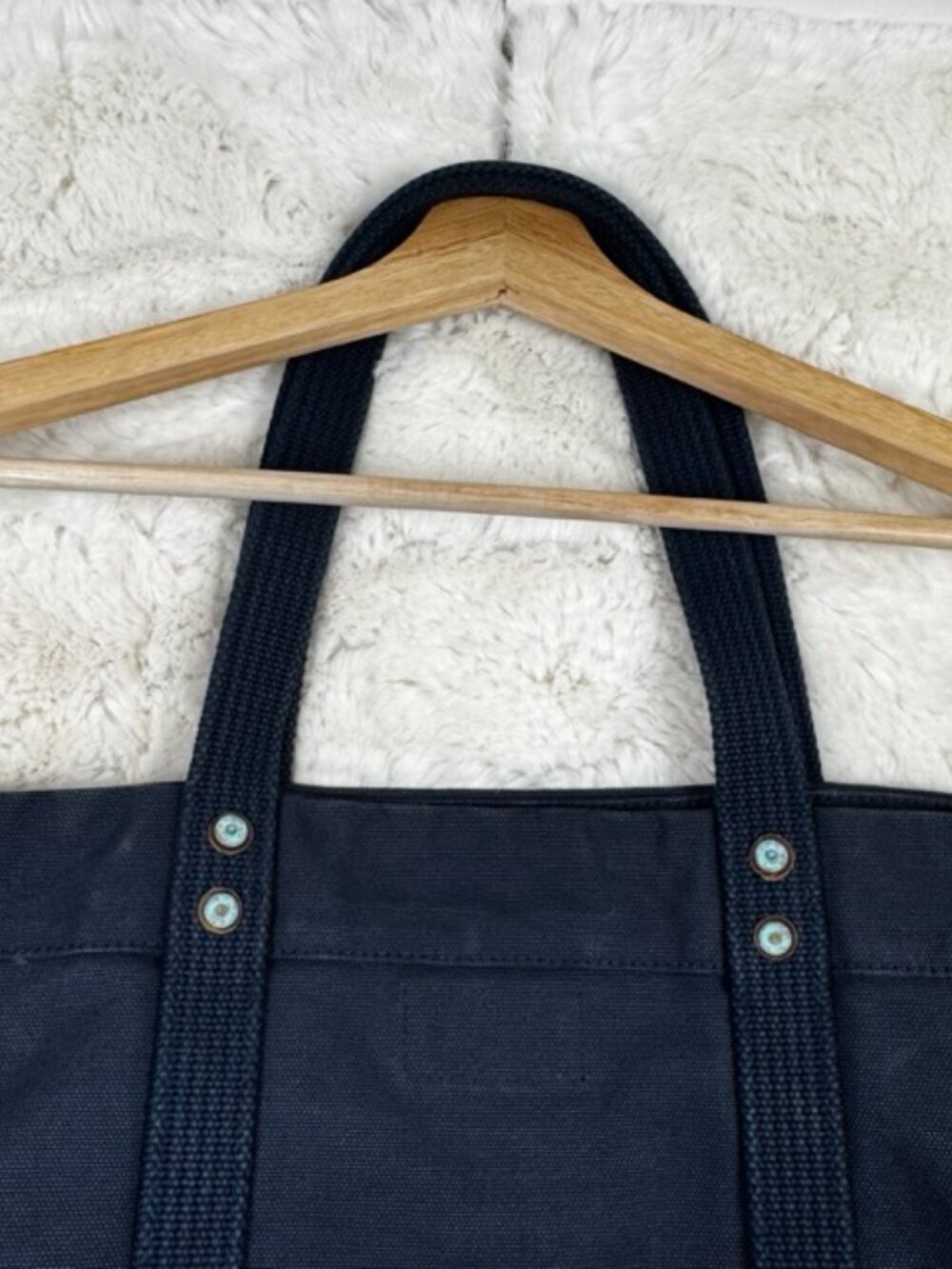 Polo Ralph Lauren Tote Limited Edition Zip Canvas Navy Blue Big Pony #3 Boat Bag - Picture 8 of 11